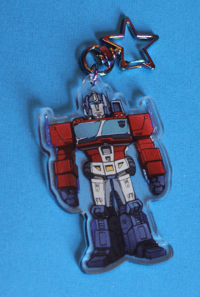 Image 2 of OPTIMUS PRIME / ORION PAX - 2 Sided acrylic charm