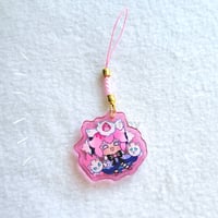 Image 3 of Strawberry Crepe Phone Charm