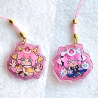 Image 1 of Strawberry Crepe Phone Charm