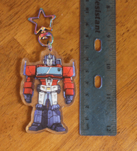 Image 3 of OPTIMUS PRIME / ORION PAX - 2 Sided acrylic charm