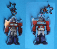 Image 4 of OPTIMUS PRIME / ORION PAX - 2 Sided acrylic charm