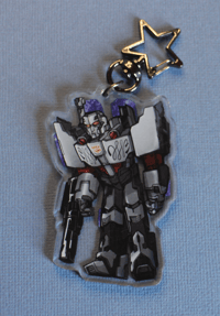 Image 1 of MEGATRON  / D 16 - 2 Sided acrylic charm
