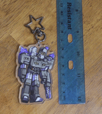Image 3 of MEGATRON  / D 16 - 2 Sided acrylic charm