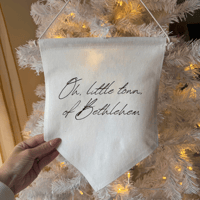 Oh little town of Bethlehem banner