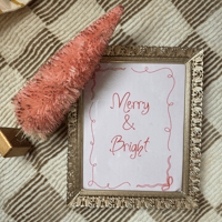 Image 1 of Merry & Bright PDF printable