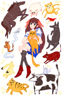 FRUITS BASKET PRINT