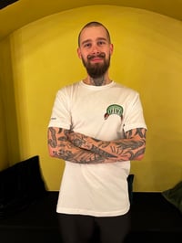 Image 2 of Tattoo dog white T-shirt