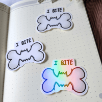 Image 2 of I Bite Sticker