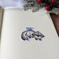 Image 3 of Anxious Animal Sticker