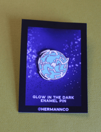 Image 1 of GLOW IN THE DARK SPARK - Hard Enamel pin