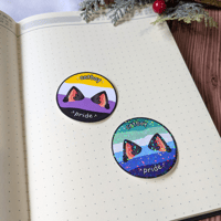 Image 2 of Kitty Pride Sticker (Customize your own!)