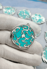Image 4 of GLOW IN THE DARK SPARK - Hard Enamel pin