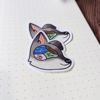 Image 3 of Puppy Brain Sticker