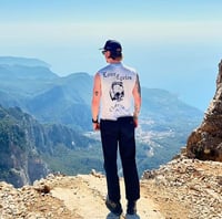 Image 2 of White Long Sleeve Skull Tee