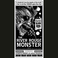 Image 1 of The River Rouge Monster 10 x 20 Ad Mat Print