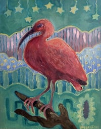 Image 1 of ibis of your dreams original painting