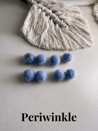 Image 11 of Dainty Faux Fur Earrings
