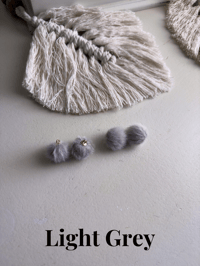 Image 7 of Dainty Faux Fur Earrings