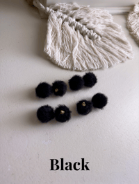 Image 13 of Dainty Faux Fur Earrings