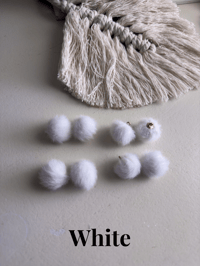Image 14 of Dainty Faux Fur Earrings