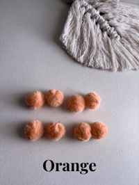 Image 8 of Dainty Faux Fur Earrings