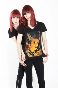 Image 2 of Monster Love - Women's V Neck T-Shirt