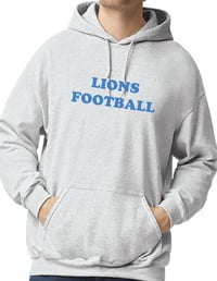 Lions Football Gray Hoodie