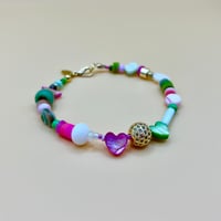 Image 1 of Verdant glow charm bracelet 