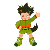 Image 2 of killua/gon sticker