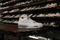 Image 1 of Air Jordan IV (4) "White/Tech Grey"