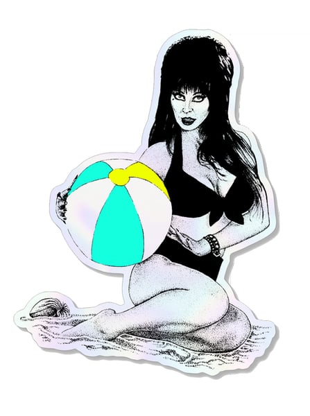 Image of ELVIRA - BEACH STICKER