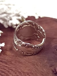 Image 2 of Intricate Spoon Ring Size 6-6.5