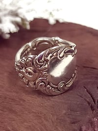 Image 3 of Intricate Spoon Ring Size 6-6.5