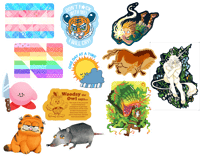 Plain Stickers