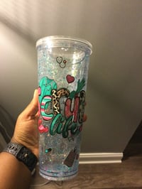 Image 1 of Scrub Life Snowglobe tumbler 
