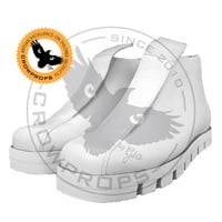 Image 1 of Animated Clone Short Boots (White/Black/Red/Gray/Blue)