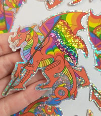 Image of Gay Pride Glitter Sticker