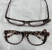 Image 2 of Leopard Print Kitty Glasses