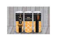 FRESH PEACH COACH PURSE TUMBLER