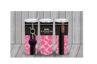 PINK COACH PURSE TUMBLER