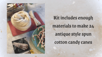 Image 4 of Let's Make Spun Cotton Candy Canes - Supplies kit (for free video tutorial)