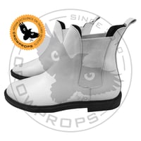 Image 4 of TK Classic Jhodpur Short Boots (White/Black/Red/Pink) - STANDARD SIZES and TAILORED too, you choose.