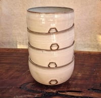 Image 1 of Hexagon Tea Bowl in MOONSTONE