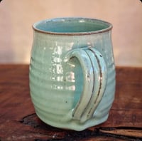 Image 3 of Hexagon Mug - Soft TURQUOISE
