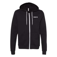 Image 2 of Spare Me Black Bella Unisex Zip Hoodie - PREORDER