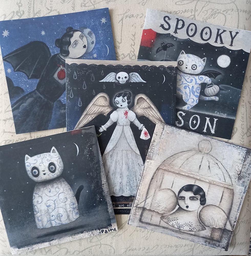 Image of Goth Greetings Cards Pack 1