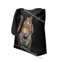 Image 3 of Tiger 15" x 15" tote bag