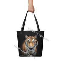 Image 2 of Tiger 15" x 15" tote bag