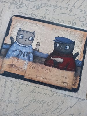 Image of Cat Greetings Cards Pack 1