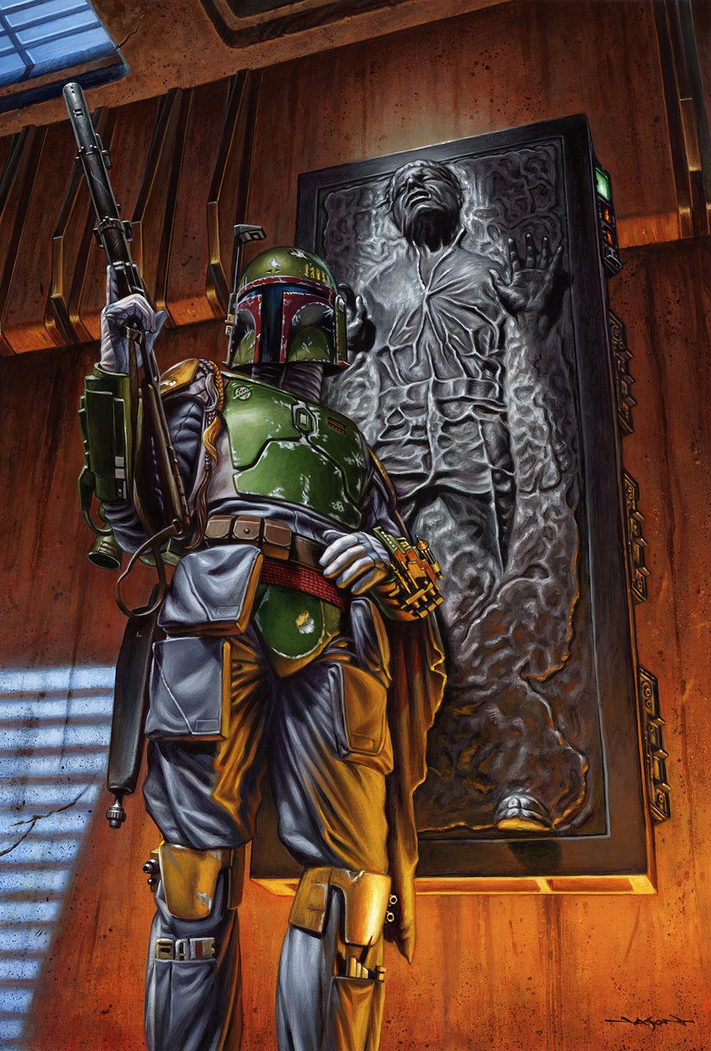 "Boba Fett: The Bounty" - 18" x 24" limited edition AP gicleé